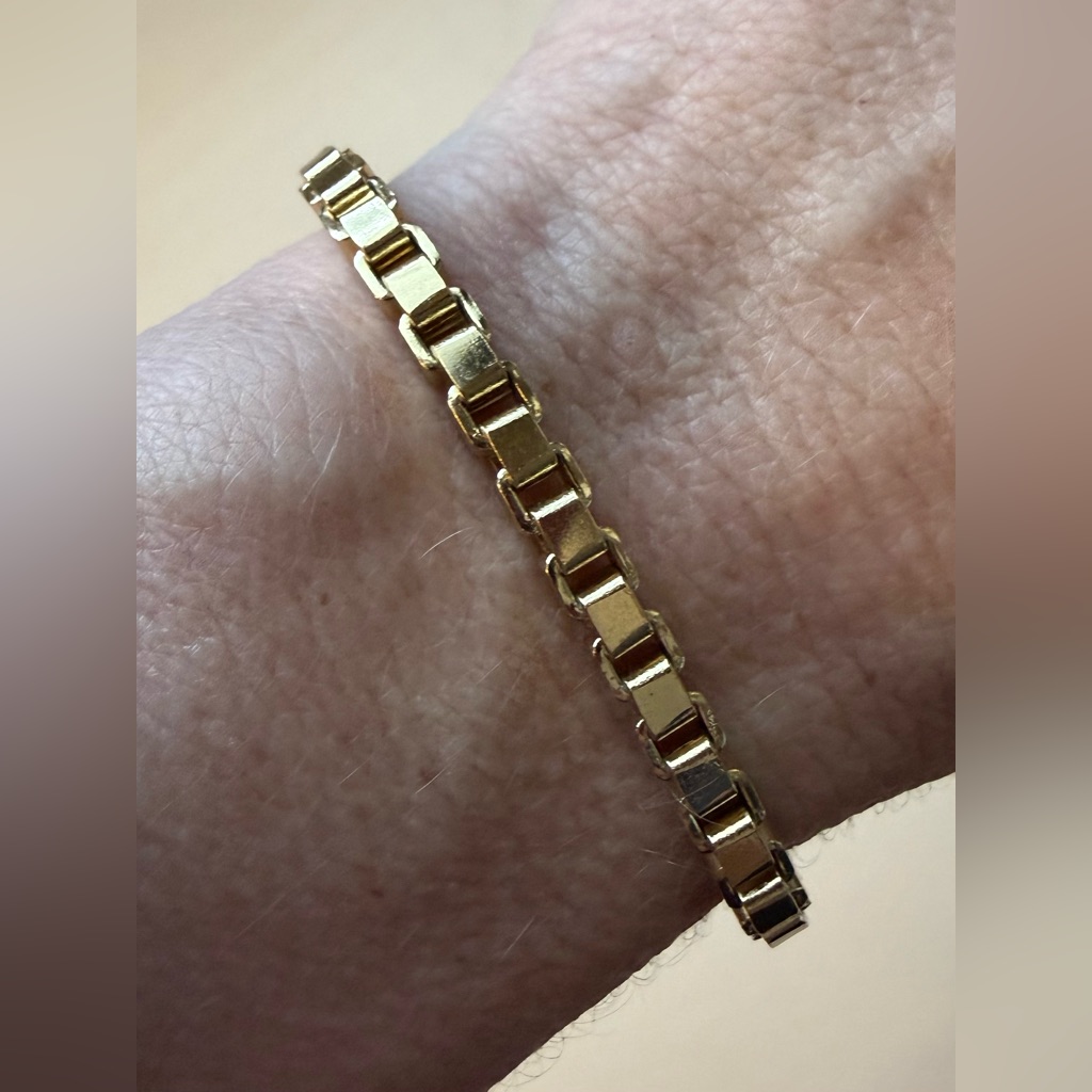 Gold Plated Venetian Link Bracelet